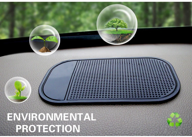 Car Ornament PU Anti-Slip Mat Sticky Pad Automobiles Interior Dashboard Anti-Slip Mat For Phone Coin Sunglass Holder Accessories (3)