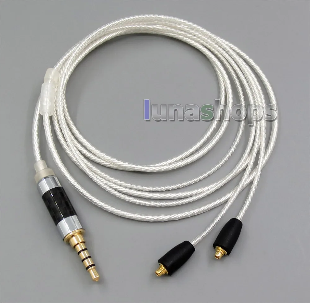 LN005416 3.5mm 4pole Silver Plated TRRS Re Zero Balanced