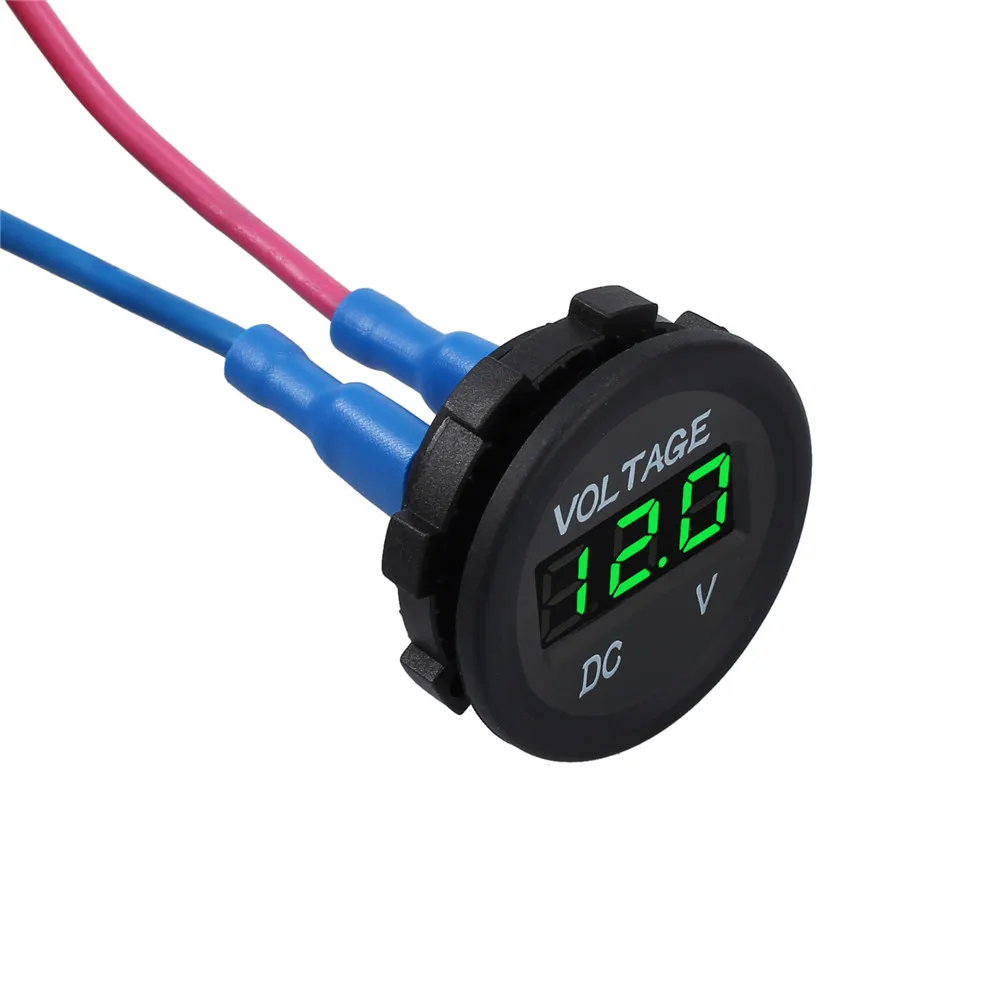 Цифровой вольтметр Neoteck DC 12 в 24 светодиодный для автомобиля и мотоцикла