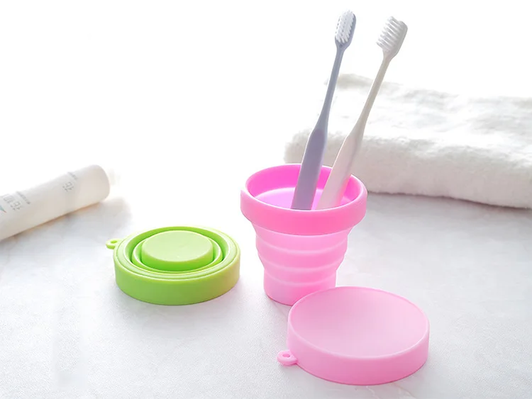 Outdoor Travel Protable Silicone Travel Water Cups
