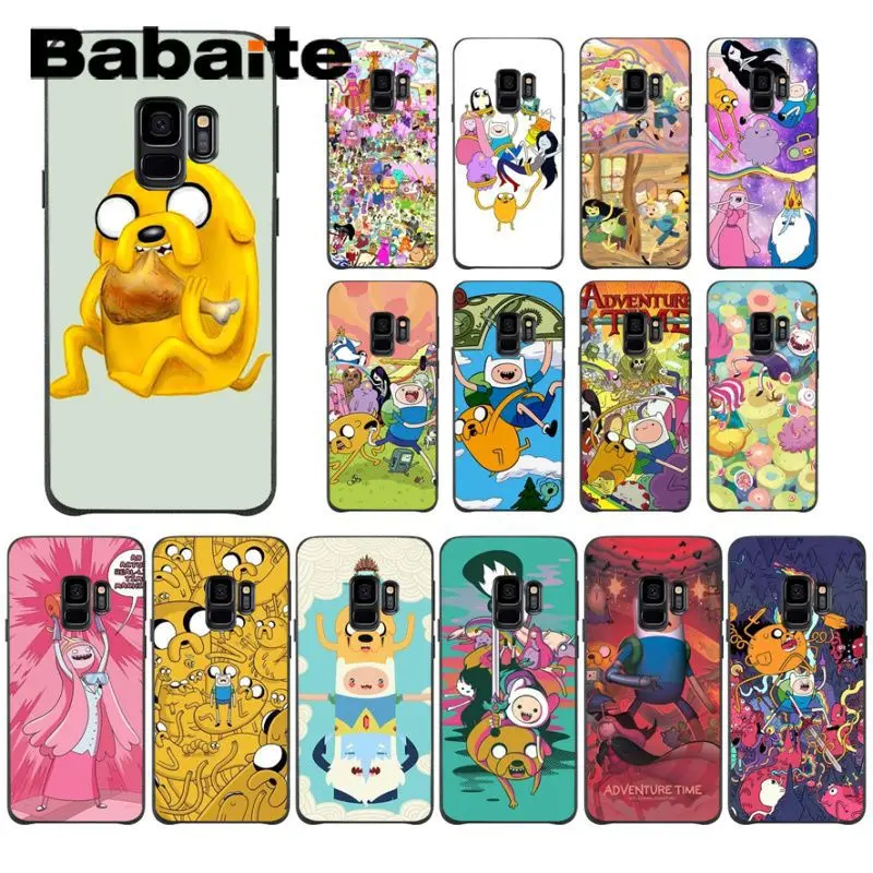 Чехол для телефона adventure time с изображением Финна и Джейка мягкий чехол Samsung Galaxy s10