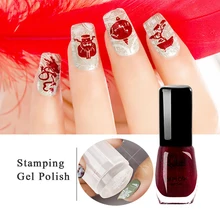 Стемпинг ногтей покрытие набор черный белый золотой дизайн ногтей пластина печать лак маникюрный лак DIY дизайн для штамповки пластины