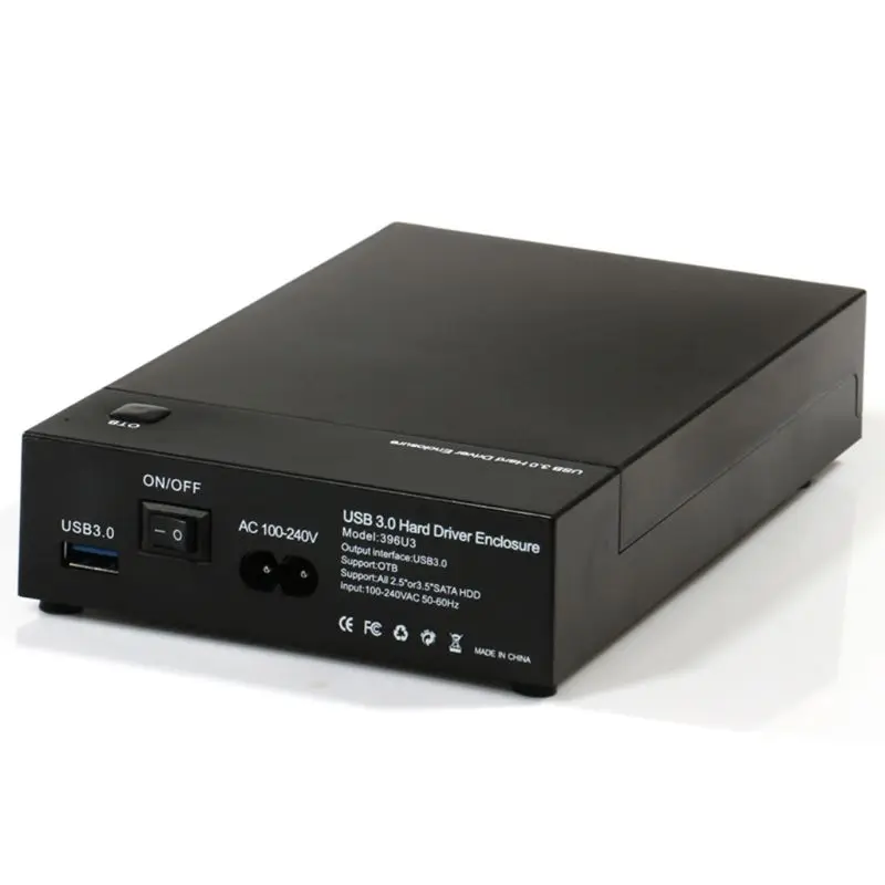 Корпус HDD USB3.0 к SATA3.0 двойной высокоскоростной 2," 3,5" SSD SATA жесткий диск Внешний корпус HD Box Портативный 10166