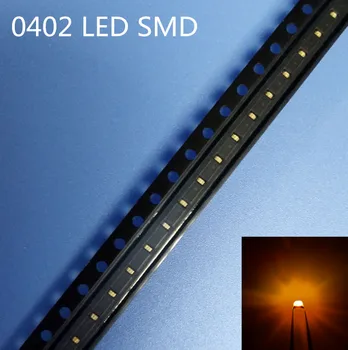 

1000pcs SMD LED Chip Yellow 0402 (1005) Surface Mount SMT Beads Light Emitting Diode LED Lamp