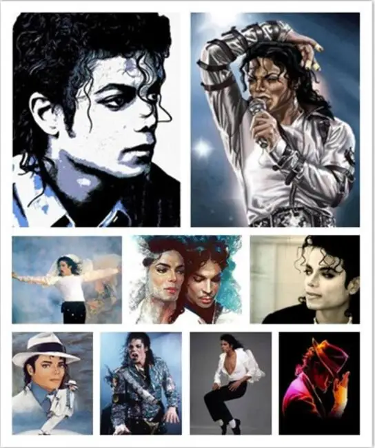 

5d Diy Michael Jackson full square Diamond Paintings 3d Diamond Pattern Picture Needlework Religious Mosaic decor stickers