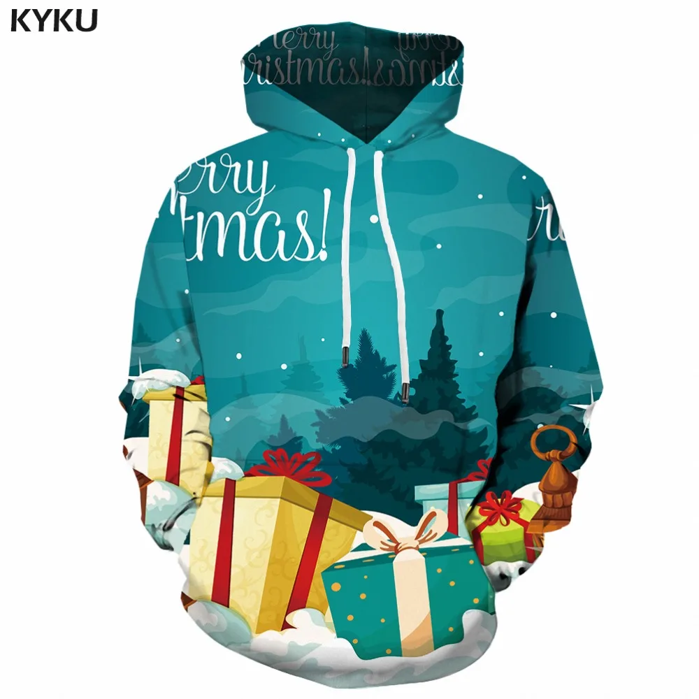 KYKU Brand Christmas Hoodies Women Xmas Woman Clothes Gifts Japanese Forest Ladies Hoody Casual Sweatshirts Female KYKU Brand Christmas Hoodies Women Xmas Woman Clothes Gifts Japanese Forest Ladies Hoody Casual Sweatshirts Female