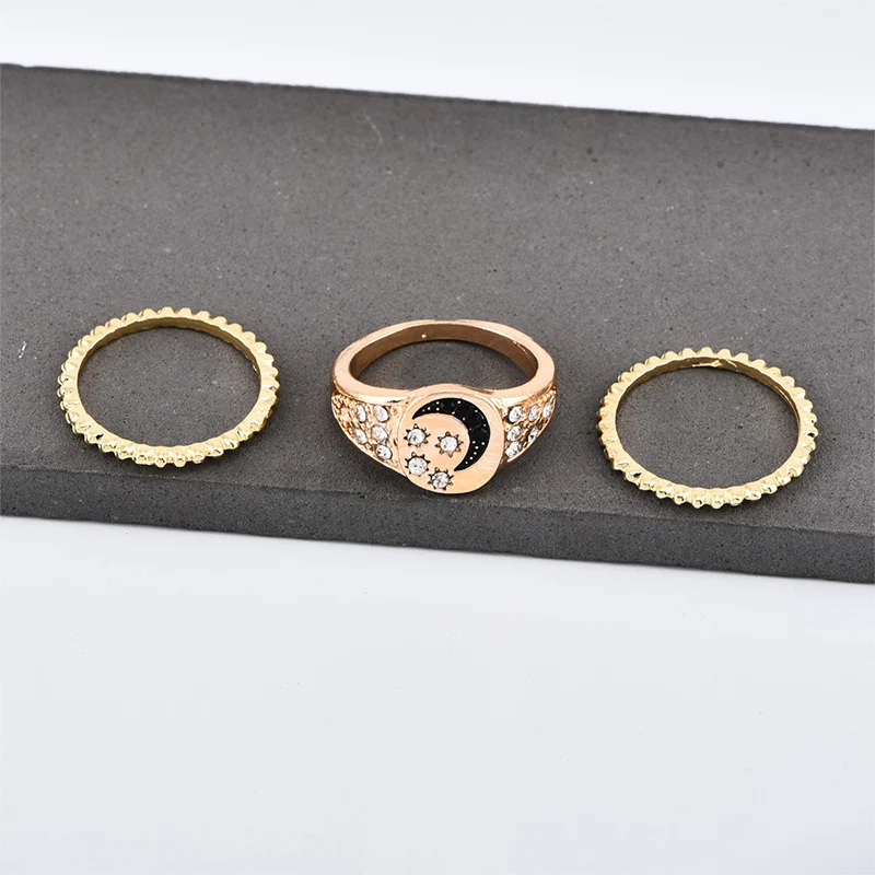 Горячие золотые Бохо кольца на фаланг пальца набор для женщин старинные очаровательные кольца женские летние ювелирные изделия партии