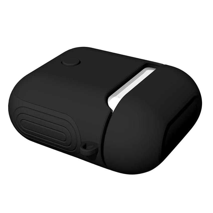 LuxurySilicone чехол для Airpods i7 i9 i10 Чехлы мягкие из кожи TPU+ PC Dual Слои Броня чехол для Airpods 2 Air стручки силиконовые чехлы чехол для наушников