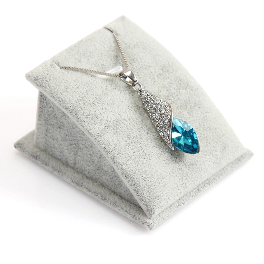 Бархатное ожерелье с подвеской, подставка для дисплея, защищает дисплей ювелирных изделий, браслеты, ожерелье, браслеты, стойка для браслетов, ювелирная организация