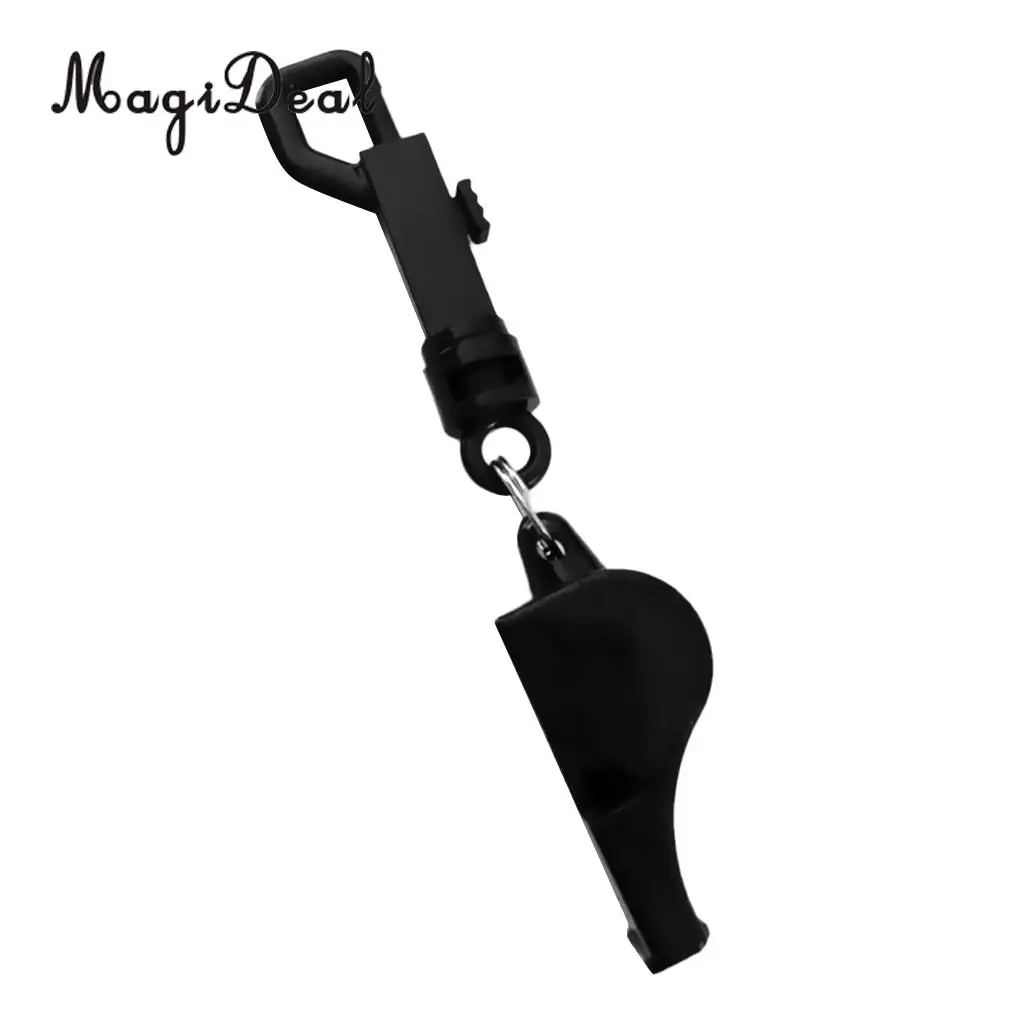 4FT Scuba Diving (SMB) Surface Marker Buoy Diver Signal Tube Orange + Dive Finger Spool Reel + Safety Emergency Whistle Black