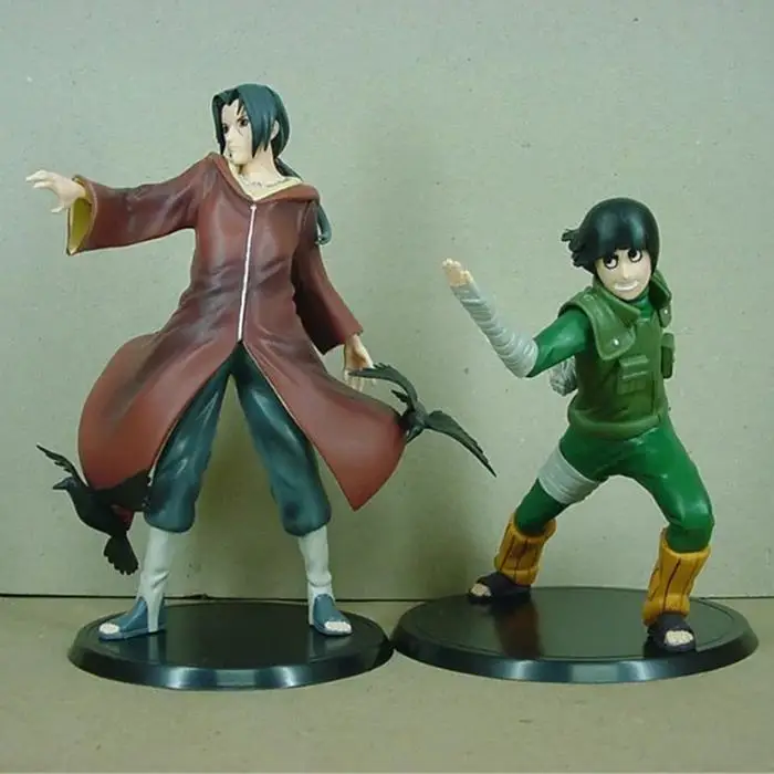 

Free Shipping 7.5" Anime Naruto Uchiha Itachi Rock Lee 2pcs Set The 17th PVC Action Figure Collection Model Toy (2pcs per set)