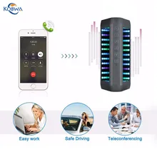 Portable Wireless Bluetooth 4.0 HIFI Speaker With Microphone 3D Effects LED Lamp Super Bass HD Music Box Stereo Sound Woofer