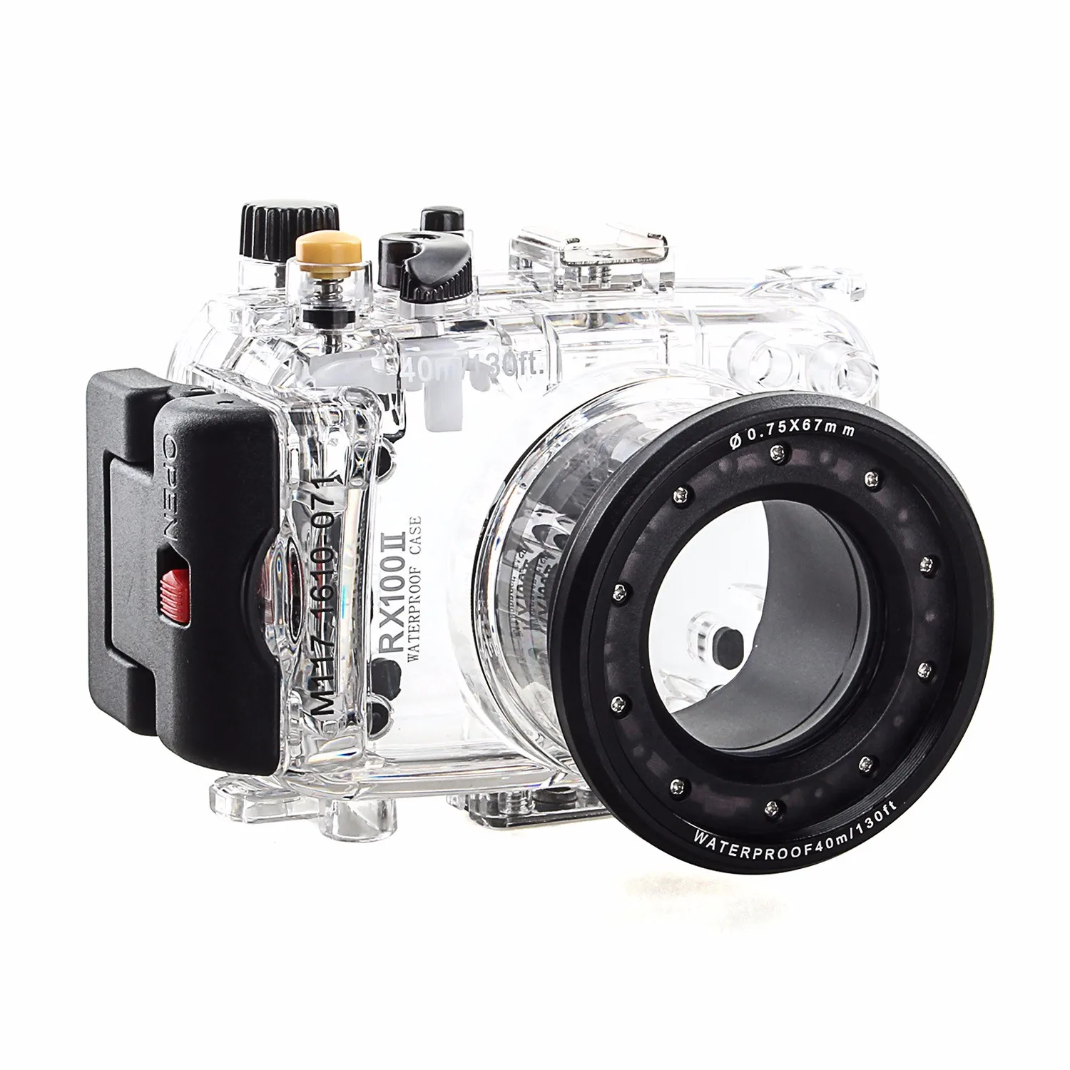 Meikon 40 м/130f Водонепроницаемый подводный Камера Корпус Дайвинг чехол для SONY DSC-RX100 ii/RX100M2/RX100 Mark2