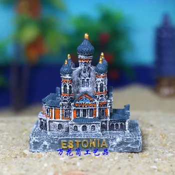 

Santiago cathedral Church Estonia Tallinn Alexander Cathedral Castle sandware resin crafts manufacturers direct selling