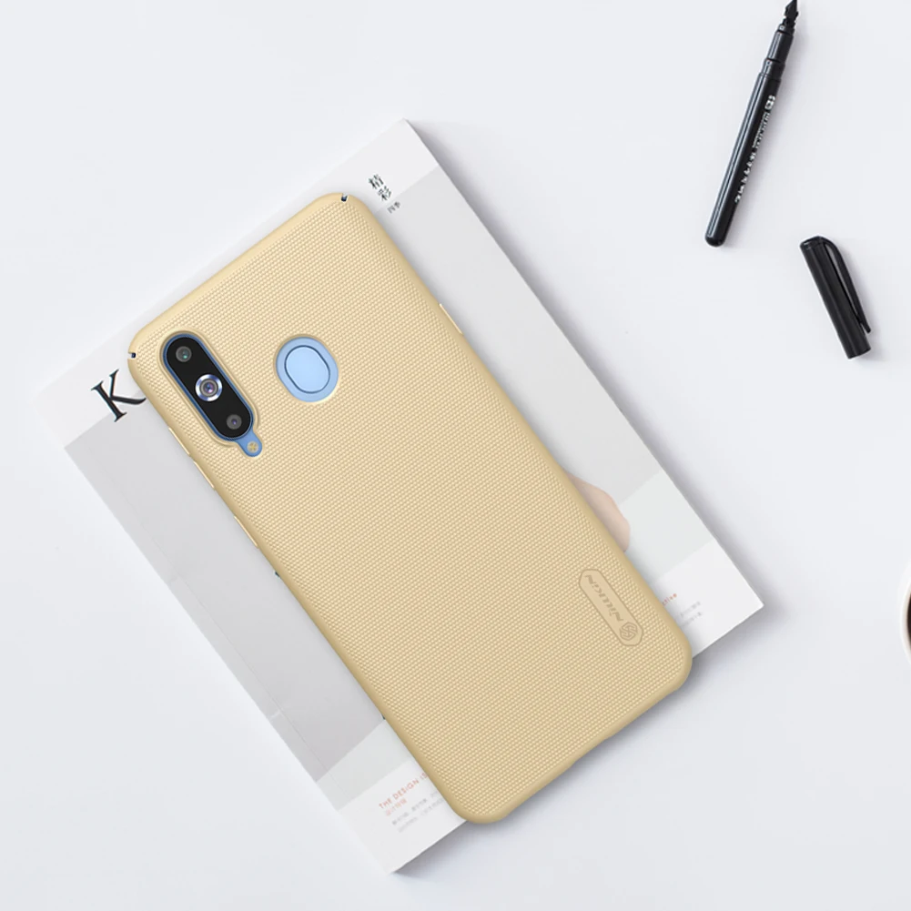 Золотой Чехол Nillkin для samsung Galaxy A8S SM-G8870 корпус Nillkin матовый щит жесткая задняя крышка из ПК для samsung A8S чехол - Цвет: Золотой