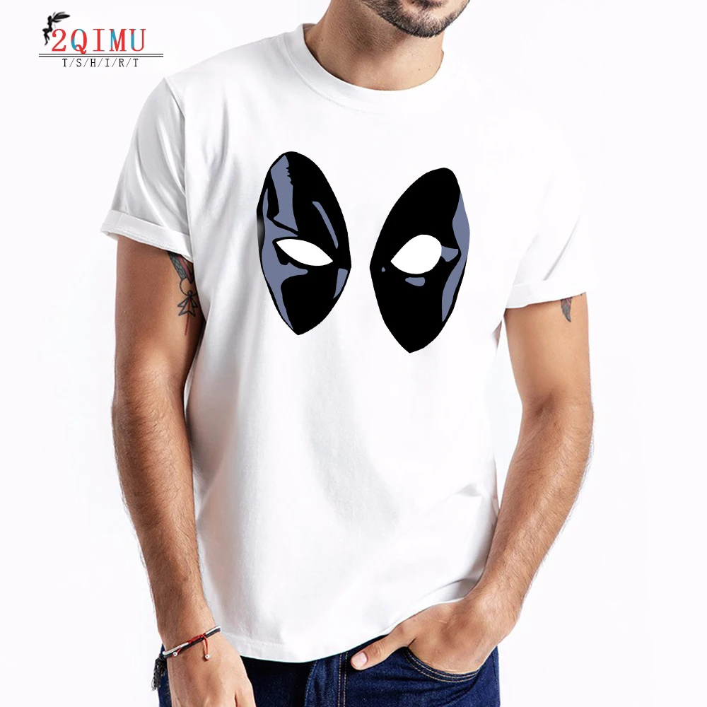 

2QIMU 2019 Cartoon Pattern Cotton T-Shirt Mens Funny Clothing 5 Colors Tees Summer Fashion Short Sleeve Casual O-Neck T-Shirt