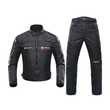 Motorcycle Jacket Windproof Racing Jacket Body Armor+Riding Pants Clothing Set Motorcycle Cycling Motocross Off-Road Jacket Sets duhan motorcycle racing jackets body armor protective moto jacket motocross off road dirt bike riding windproof jaqueta clothing