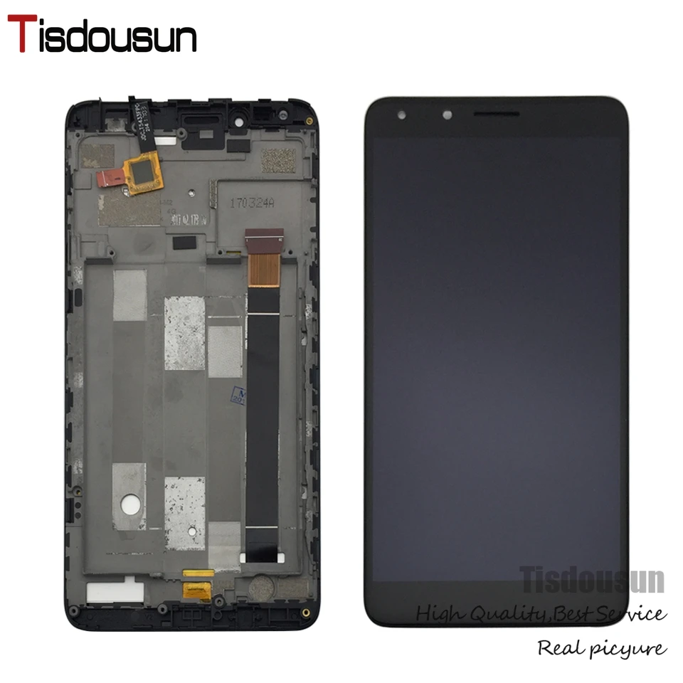 

6.0inch highscreen screen For alcatel Pop 4 6 Touch Screen Digitizer With Frame Glass Sensor + LCD Display Panel Screen For pop4