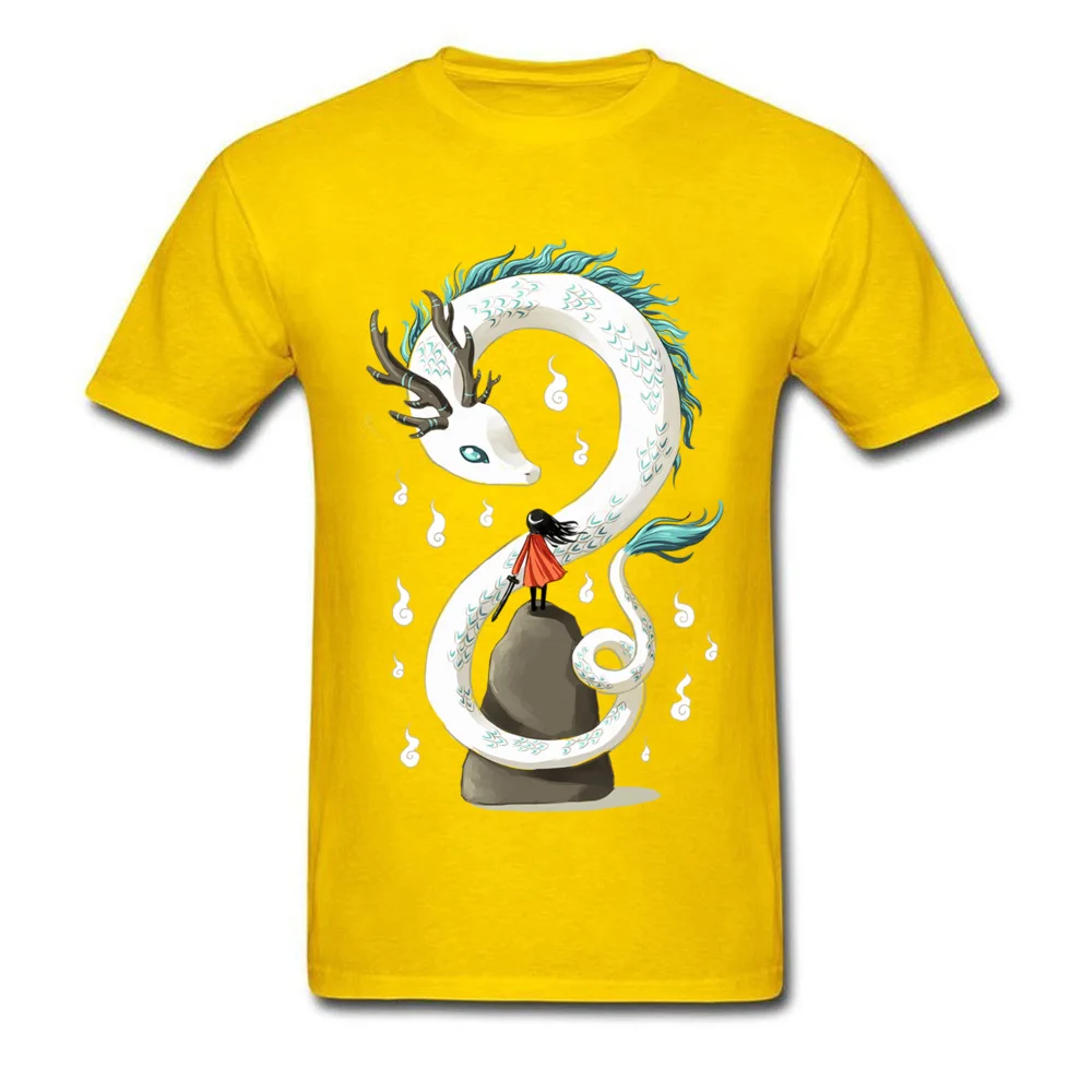 dragon spirit 8178 Pure Cotton Men Short Sleeve Tees Printing Labor Day T-Shirt Party Sweatshirts Cheap Round Collar dragon spirit 8178 yellow