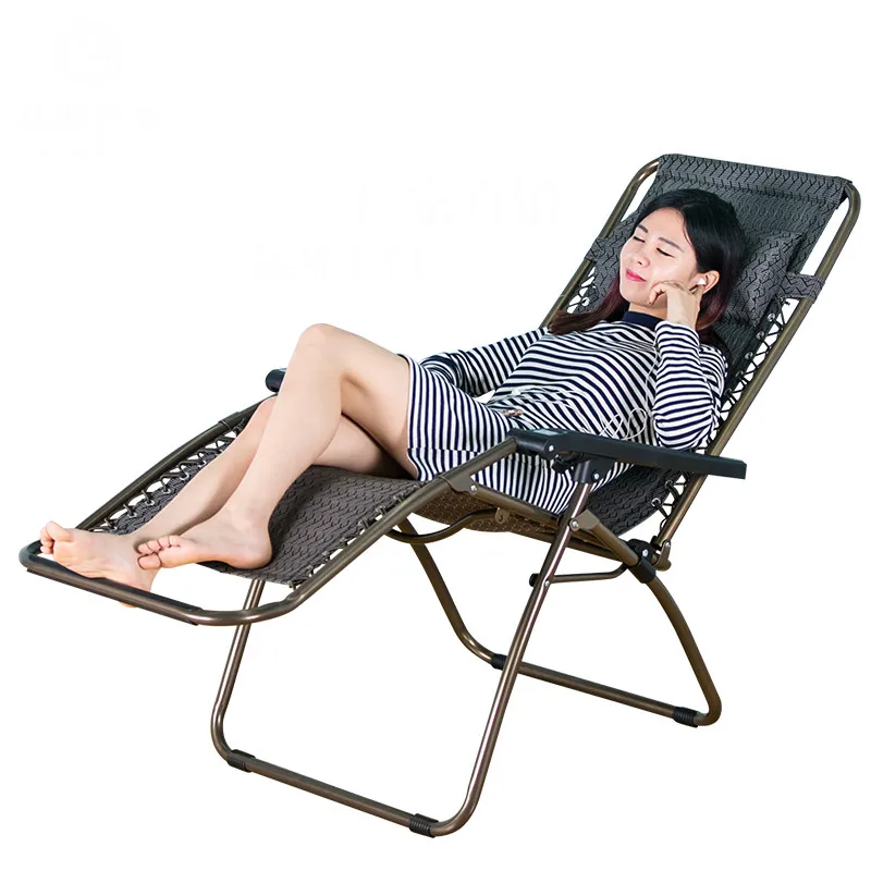 Открытый складной портативный стул обед сон бытовой шезлонг для отдыха спинка кресла