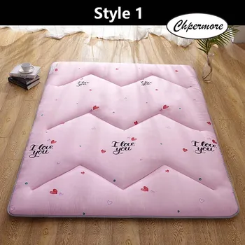 

Chpermore sanding M quilting Mattress Keep warm Tatami Foldable Creative pattern Mattresses Bedspreads King Queen Twin Size