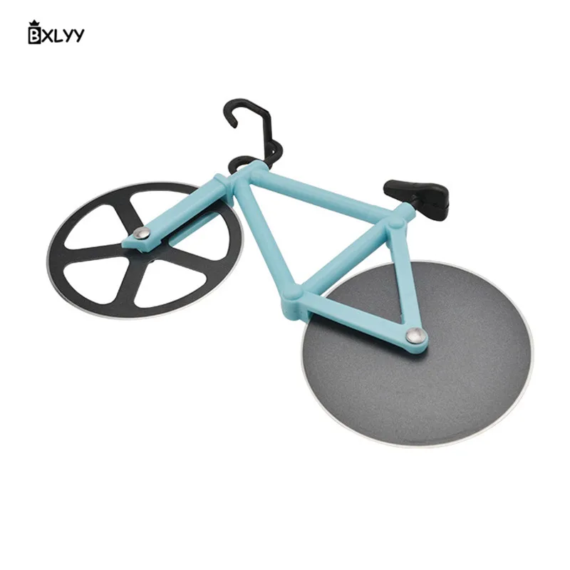 BXLYY Sale Stainless Steel Pizza Knife Two-wheel Bicycle Shape Pizza Cutting Knife Pizza Tool DIY Home Decoration Accessories.8z