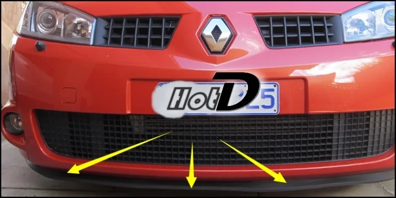 Bumper Lip Deflector Lips For Renault Twingo Front Spoiler Skirt For TopGear Friends to Car Tuning Body Kit Strip 7.7
