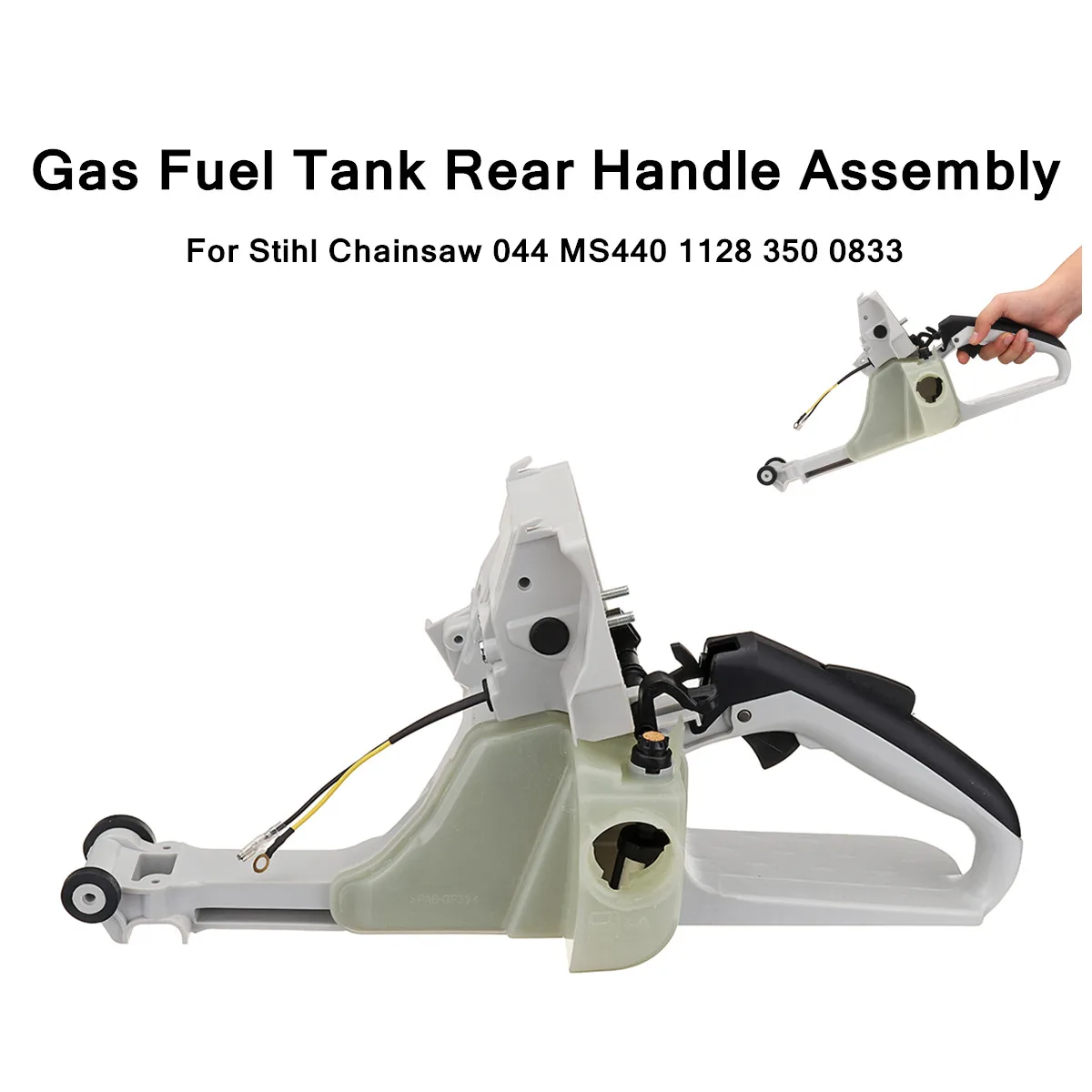 

Gas Fuel Tank Rear Handle Assembly For Stihl Chainsaw 044 MS440 1128 350 0833 Garden Power Tools 41x14.5x19cm