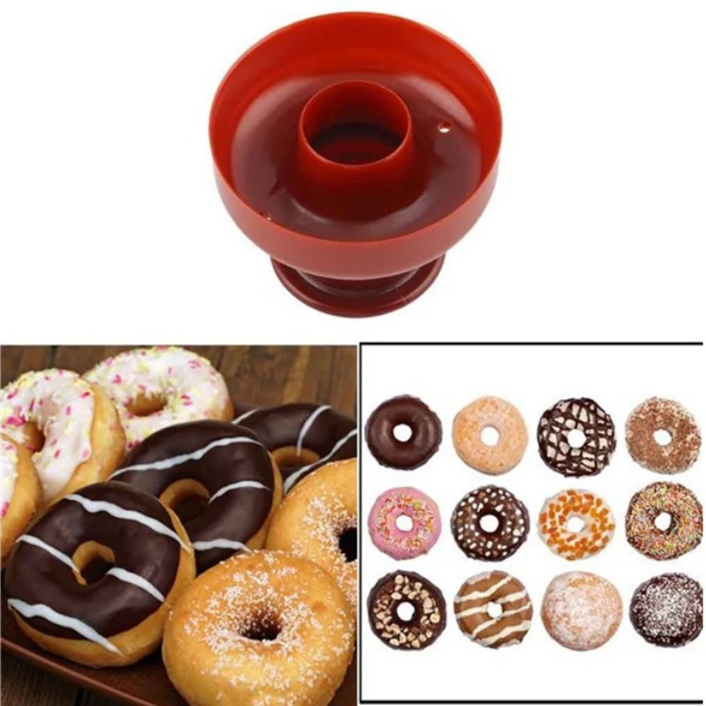 

Easy Donut Mold Dessert Tool DIY Kitchen Baking Tools Donut Maker Gadget Fondant Mold Desserts Sweet Food Bakery Cake Mould Tool