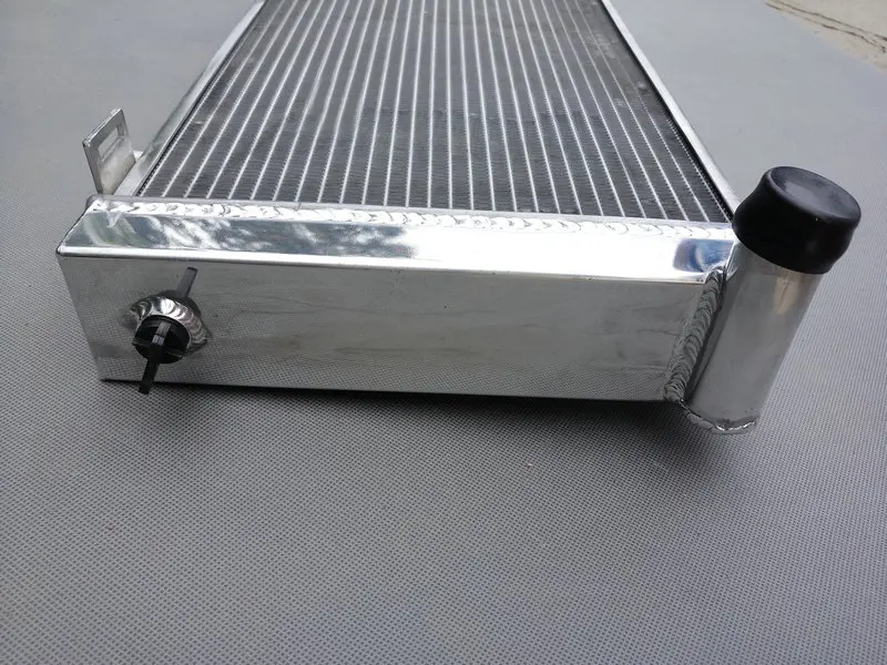3 Row For JEEP Cherokee XJ 4.0 242 CID L6 1991-2001 Aluminum Radiator /& FAN*2