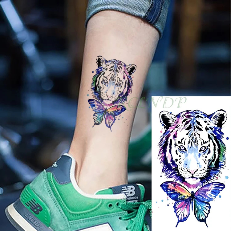 Tiger butterfly temporary tattoo get it here 