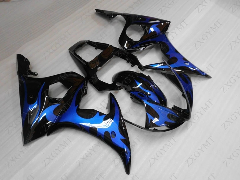 

Full Body Kits YZFR6 2003 - 2005 Blue Black Full Body Kits for YAMAHA YZFR6 2003 Bodywork for YAMAHA YZFR6 2005