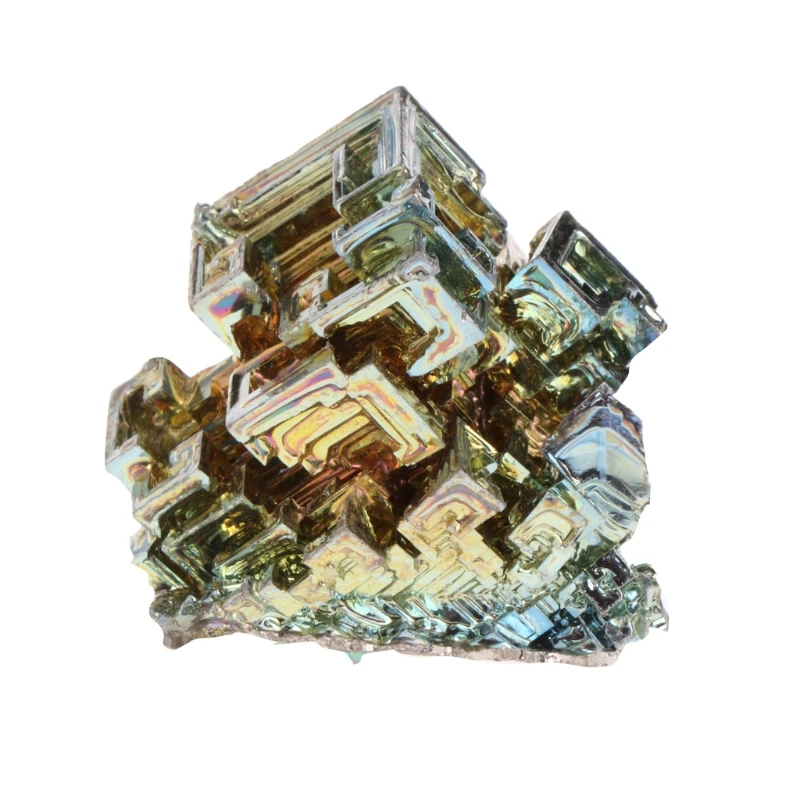 Кристаллы радужного висмута 20 г/50 г металлический минеральный образец