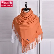 Luxury Brand Scarf Pashmina Echarp Cashmere Scarf Wrap Shawl Winter Scarf Women Men Scarves Long Tassel Wool Cachecol Foulard