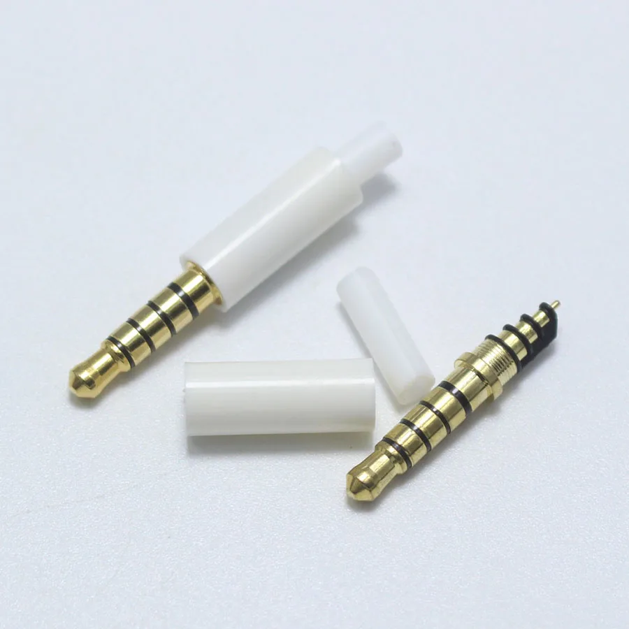 4 шт. мини стерео гарнитура EClyxun 3 5 мм 3/4/5 полюса|connector 3.5|pole connectors4 pole 3.5mm connector |