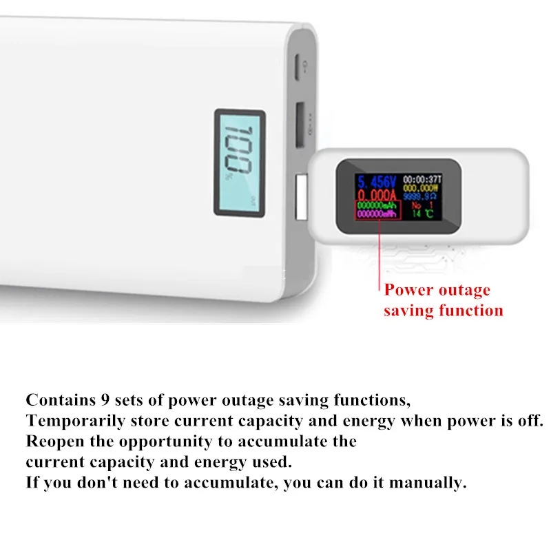 USB tester 13 in 1 DC Digital voltmeter amperimetro voltage current volt meter ammeter detector power bank charger indicator