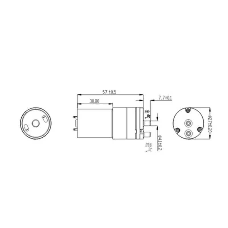 DC 3V микро 370B воздушный насос Электрический вакуумный насос мини ускоритель откачки для медицинских