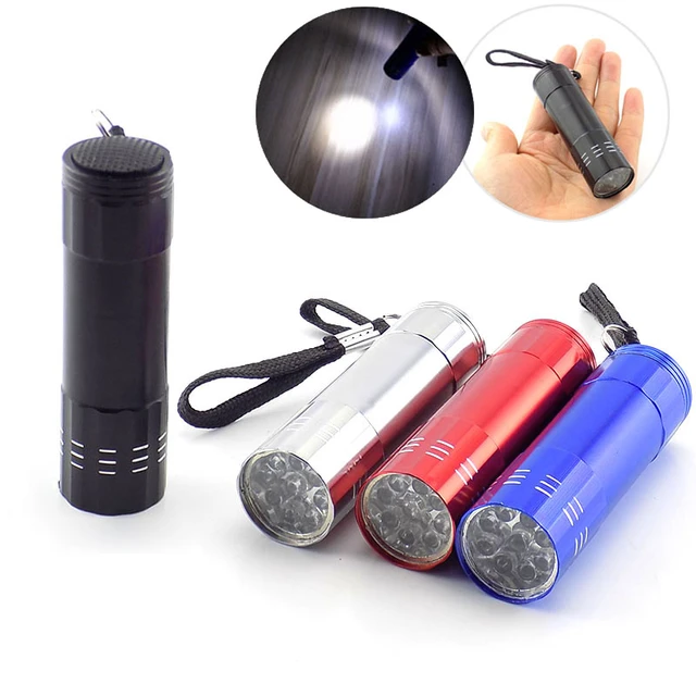 High power mini small LED Flashlight white Flash Torch lamp Light AAA  battery