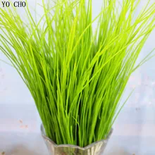 Пластиковые искусственные растения, суккуленты, рождественские украшения для дома, свадьбы, поддельные зеленые водные листья папоротника, настоящие сенсорные растения