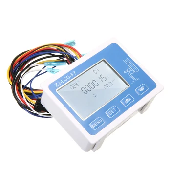 

1pc LCD Digital Fuel Oil Flow Meter Flowmeter With 13mm Gasoline Gear Flow Sensor DC12-24V