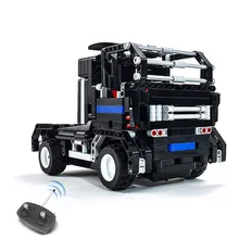 DIY Technic Building Block Car Kit Transform RC Container Lorry to Sports car model Car Assemble Set Toys Gift for children boy