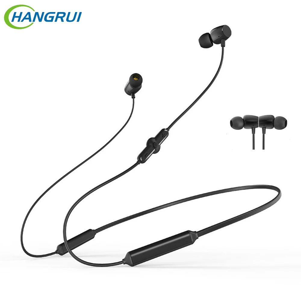 

Hangrui Q5 Bluetooth Earphone Wireless Headphones For Xiaomi iPhone Neckband Headset Stereo Earbuds fone de ouvido Build-in Mic