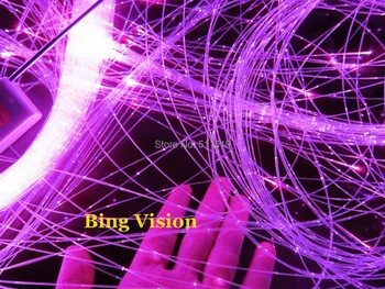 

Bing vision plastic optical fiber , diameter 0.75mm ,2700m /roll sparkle side glow fiber for optic light and DIY fiber lamp