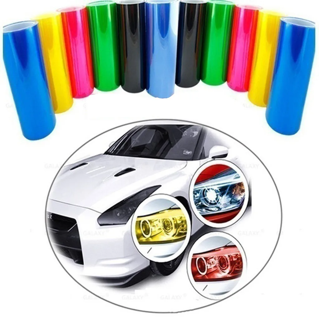 

New Covering Film Car Auto Smoke Fog Light Headlight Taillight Tint Vinyl Film Sheet Sticker Car Accessories Wrap Car Styling