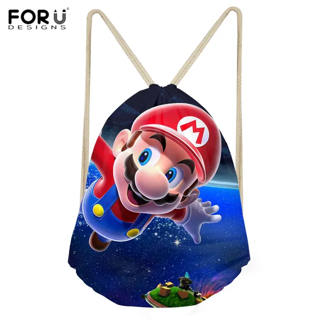 Best Offers FORUDESIGNS Super Mario Games Printing Children Training Bag Drawstring Backpack Sport Bags for Fitness Boys Girls Gym Sack 2018 Best Offers FORUDESIGNS Super Mario Games Printing Children Training Bag Drawstring Backpack Sport Bags for Fitness Boys Girls Gym Sack 2018