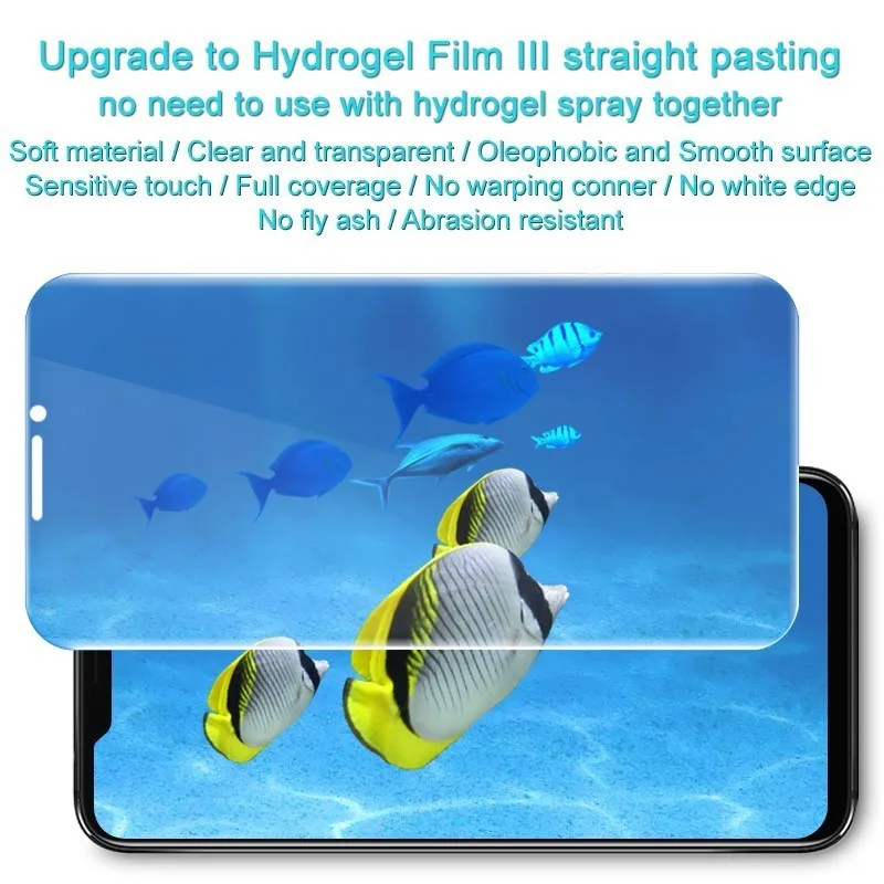 Для Meizu X8 защитная пленка IMAK Hydrogel III Передняя и задняя 0,15 мм пленка из мягкого ТПУ для Meizu X8 не стекло