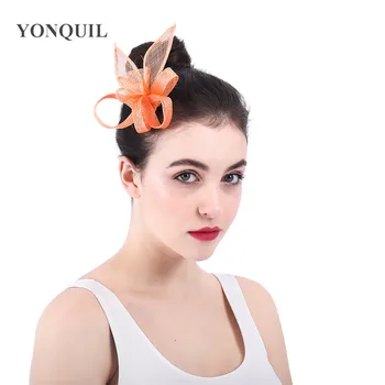 

Cute chic headwear bridal married fascinators weddings accessories vintage loops hats fasciantor headband church clips headwear