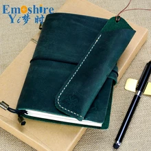 Кожаная записная книжка-календарь вкладыш блокнот винтажный дорожный блокнот кожаный блокнот на заказ офисные школьные принадлежности N112