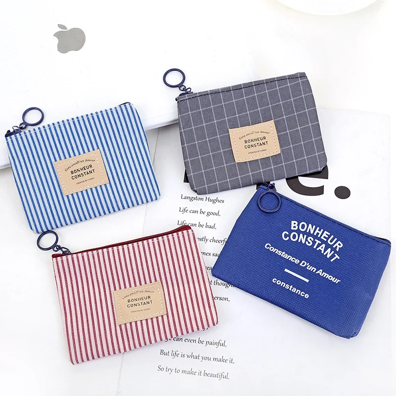 

Cloth art zero purse key bag creative coin purse mini cartoon canvas storage bag