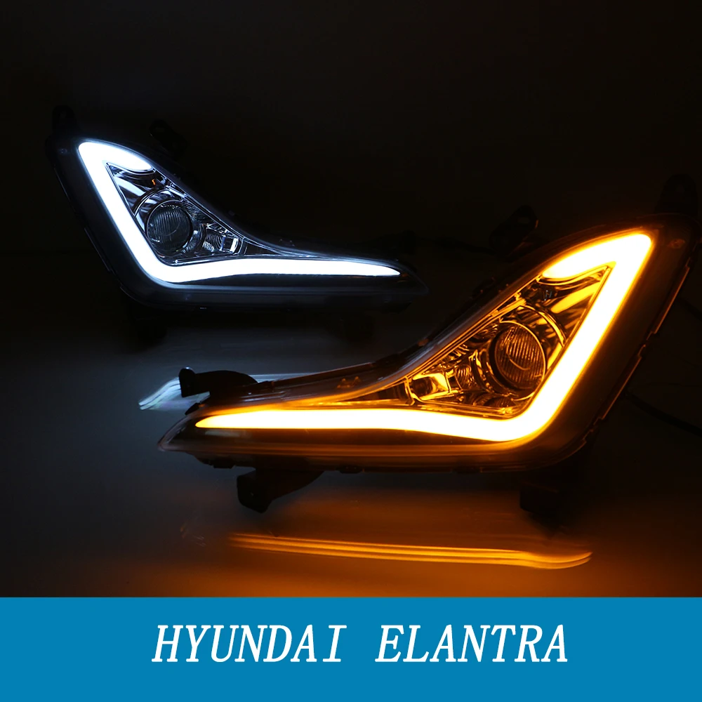 Led daytime running light for hyundai elantra 2014 2015light netlight